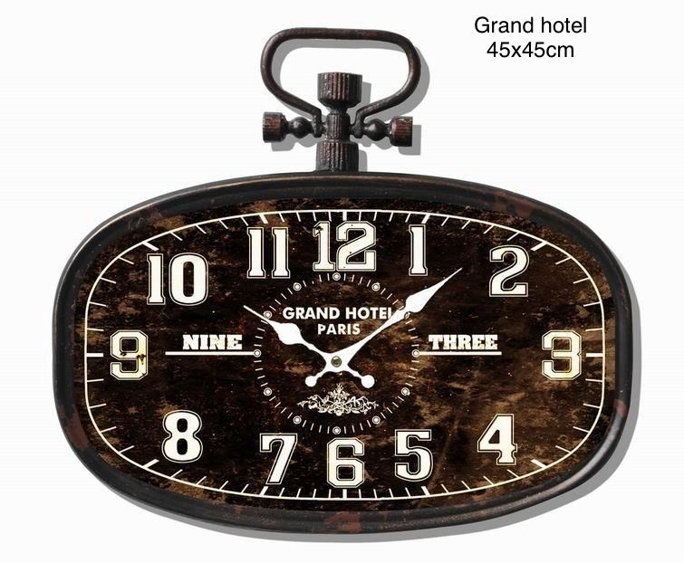 GRAND HOTEL 掛時計 約35cm x 25cm GRAND HOTEL 掛時計 約35cm x 25cm